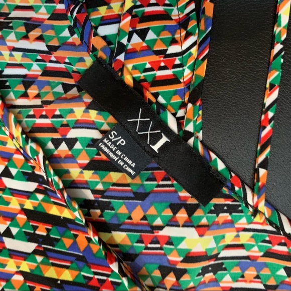 Multicolor Patterned Silky Tank - Picture 5 of 5